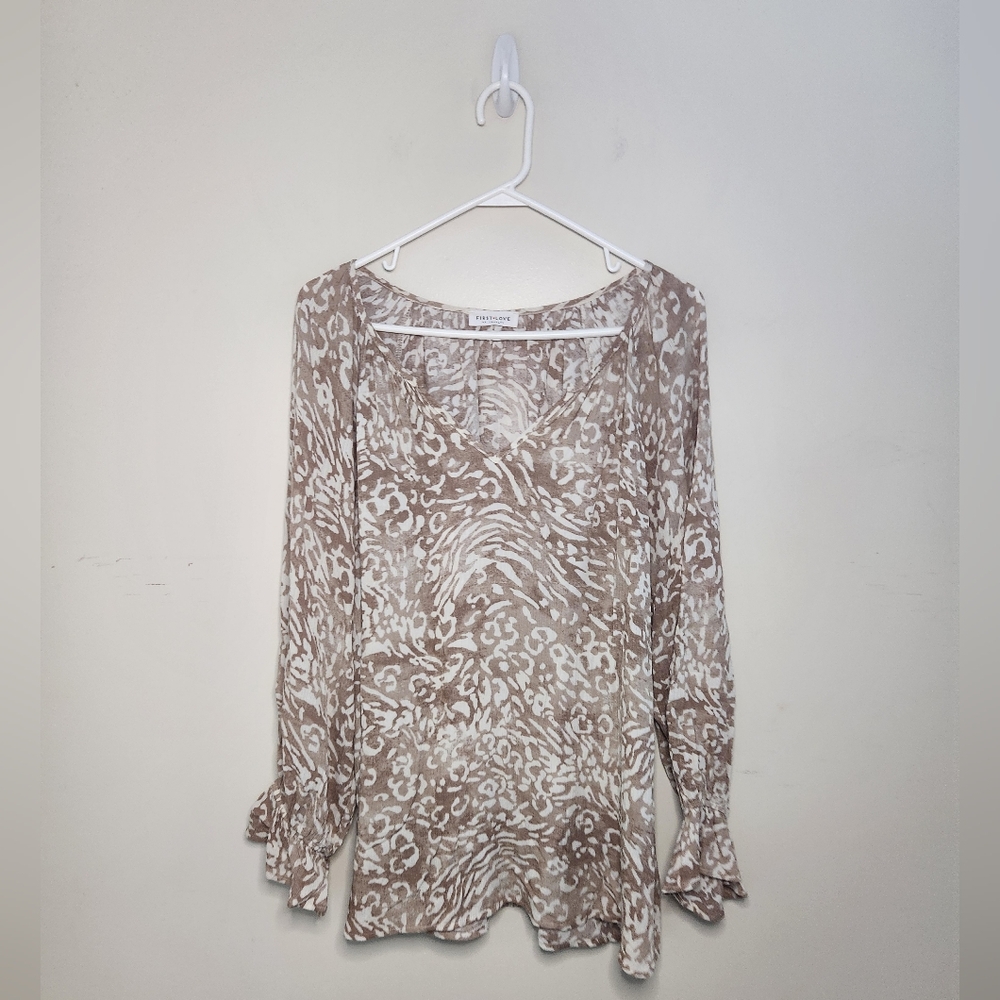 Women's First Love Blouse Sz Large